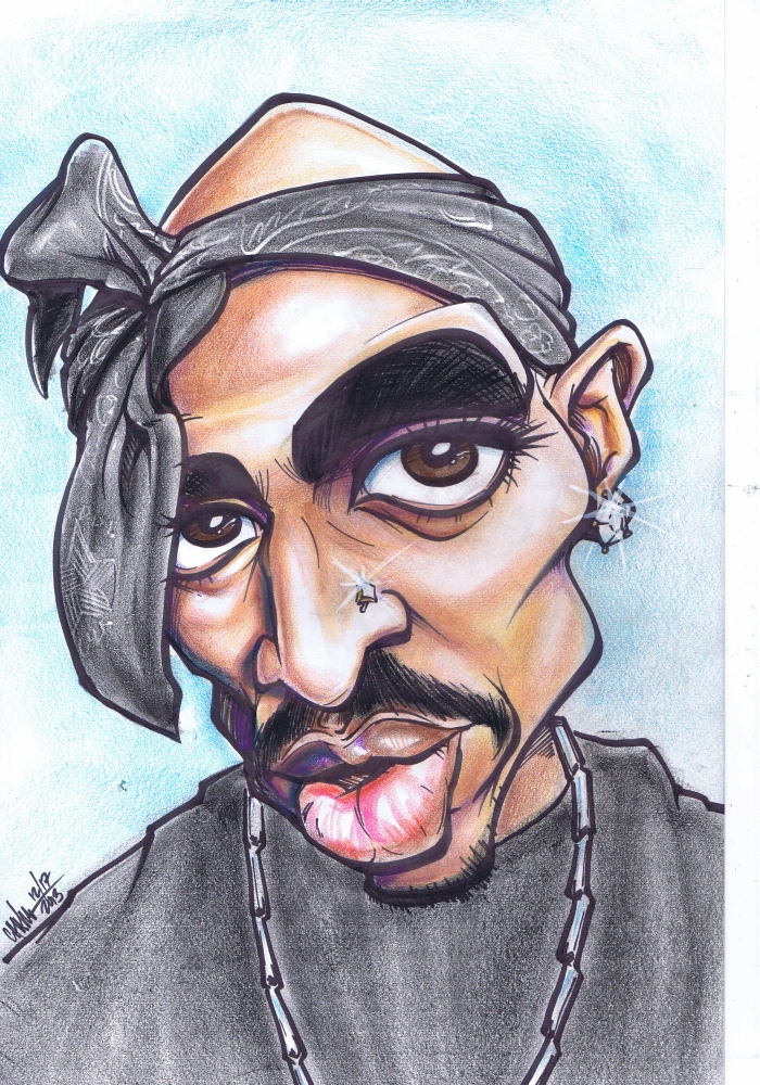 2pac-by-chaka - Cartoon Vegas