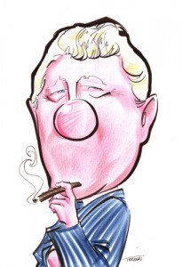 Caricature of Bill Clinton