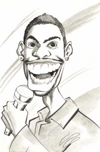 A cartoon of Chris Rock