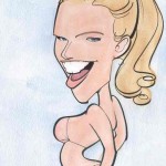 Caricature of Kendra Wilkinson