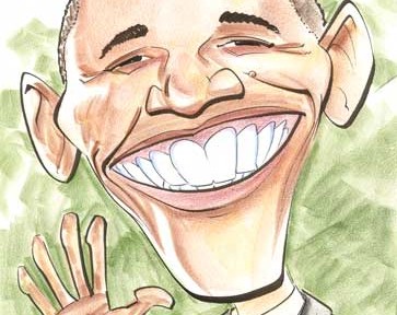 Obama caricature