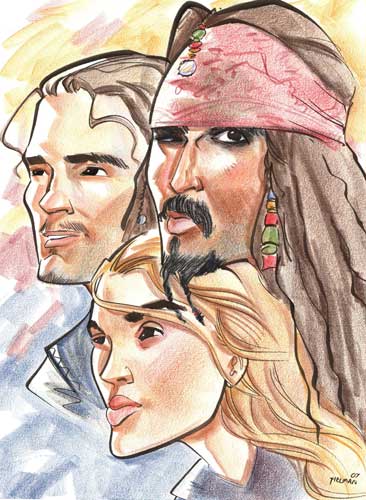 Pirates Of Caribbean Drawings for Sale - Fine Art America