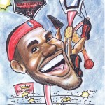 LeBron James caricature