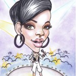 Rihanna caricature