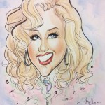 Christina Aguilera caricature