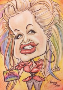 cindy lauper caricature