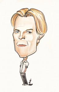 David Bowie caricature