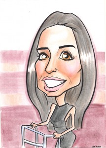 Demi Moore Caricature