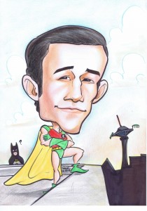 Joseph Gordon Levitt caricature