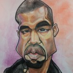 Kanye West caricature