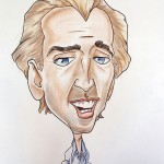 Nicholas Cage caricature