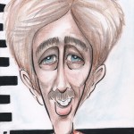 A caricature of Nicholas Cage in 'Raising Arizona'