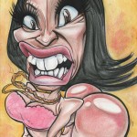 A caricature of Nicki Minaj by Celeste