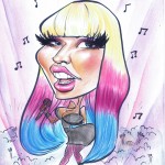 Nicki Minaj caricature