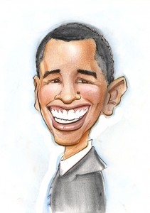 Barack Obama Caricature