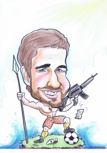 Gerard Butler Caricature