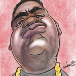 Biggie Smalls, the Notorious B. I. G. caricature