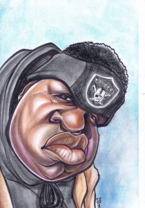 Biggie Smalls caricature