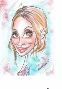 Nicole Richie Caricature