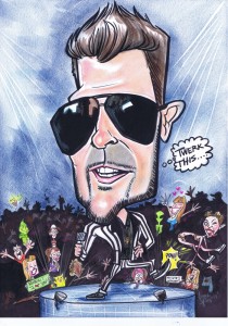 Robin Thicke Caricature