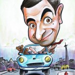 Rowan Atkinson caricature