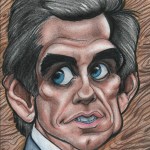 A caricature of Ben Stiller by Jessica Thompson